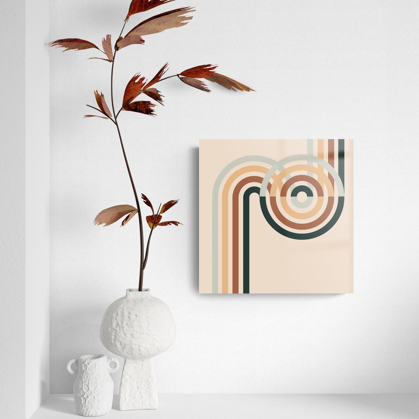 Modern Minimalist Line Art | Hi-Def Glass Art | Eaches | Min 2