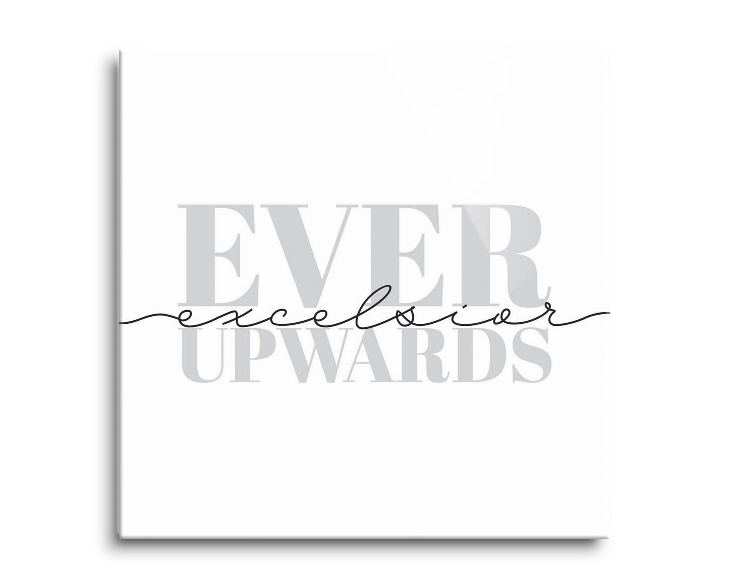 Minimalistic B&W New York Quip Excelsior | Hi-Def Glass Art | Eaches | Min 2