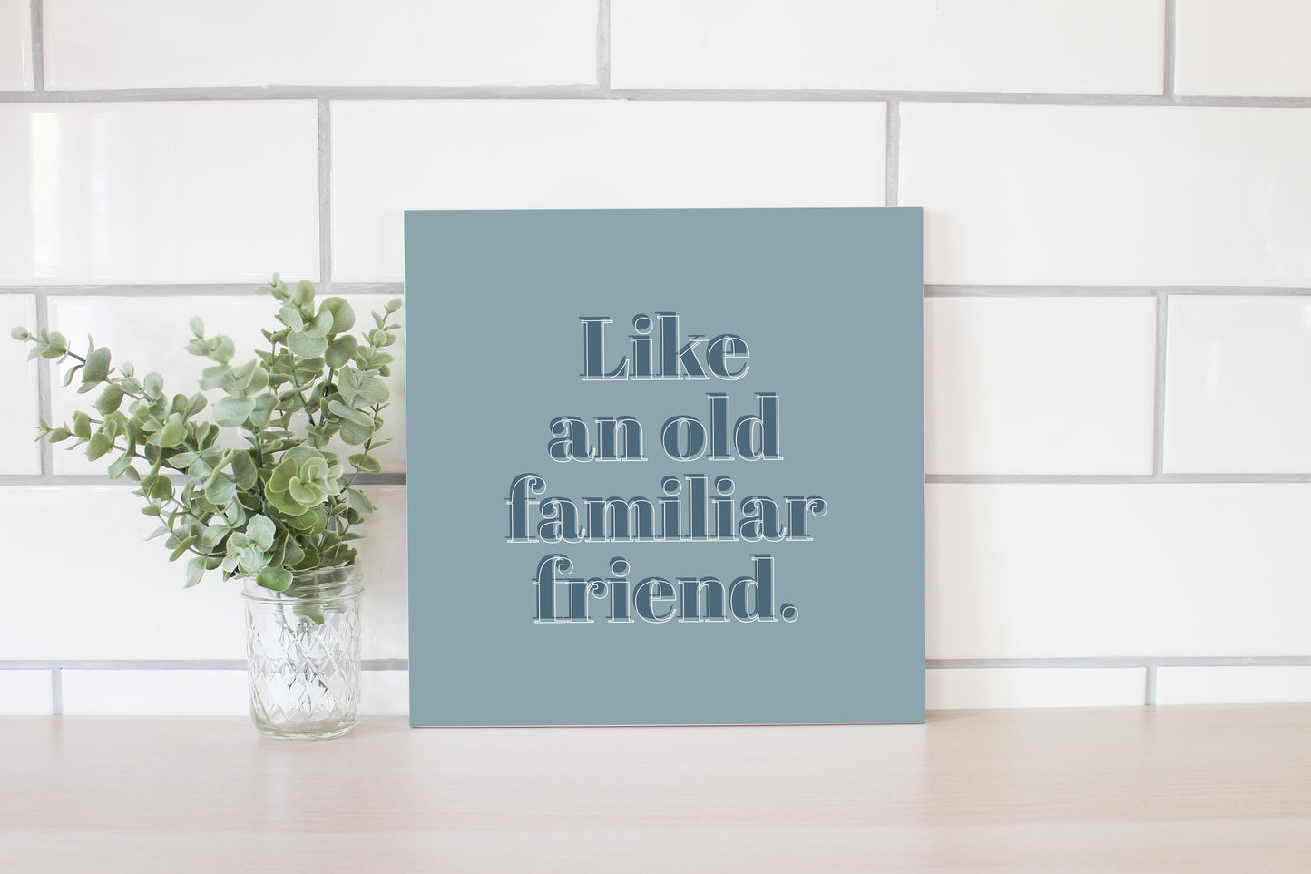 Modern Minimalist Arkansas Familiar Friend | Wood Sign | Eaches | Min 2