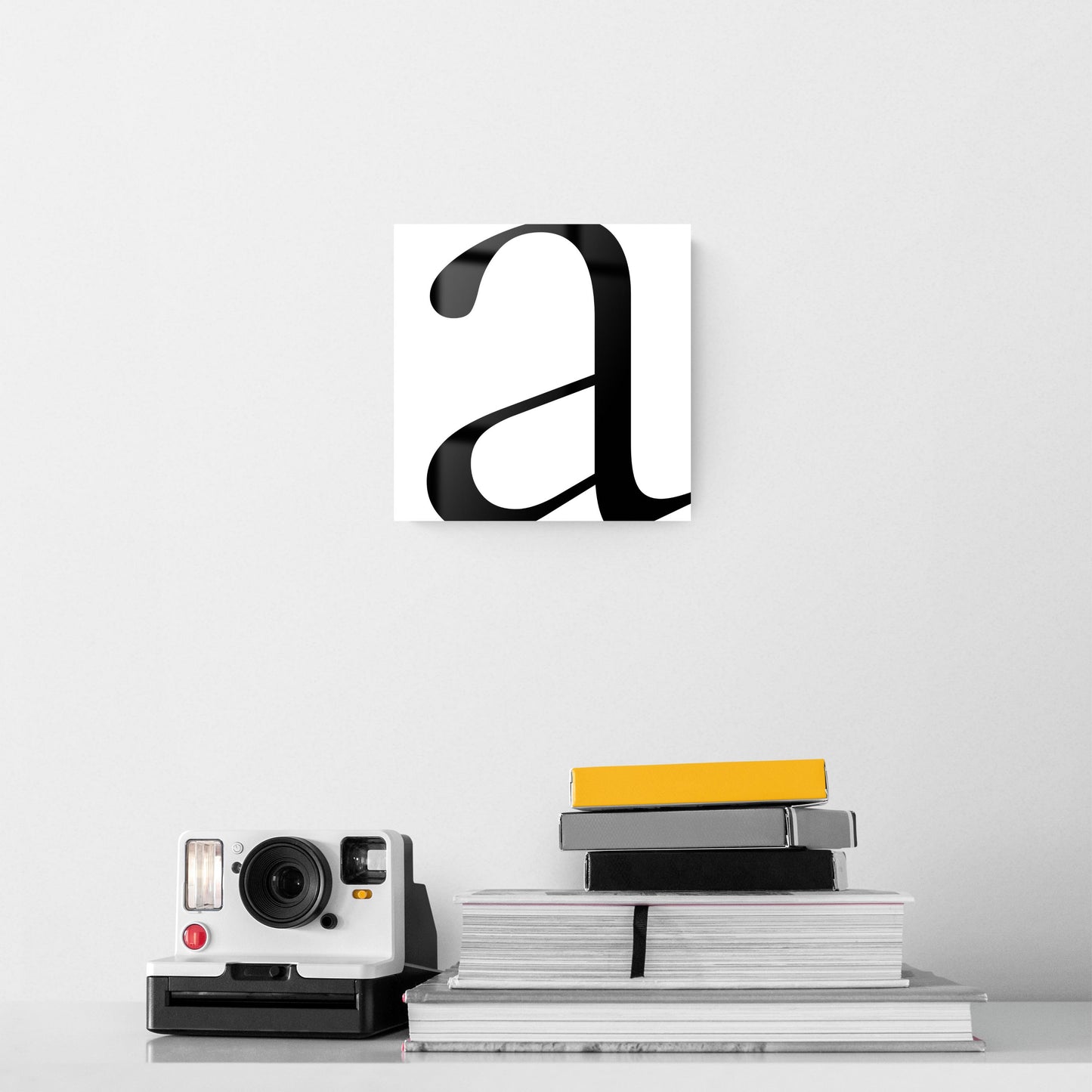 Minimal Monogram A | Hi-Def Glass Art | Eaches | Min 2