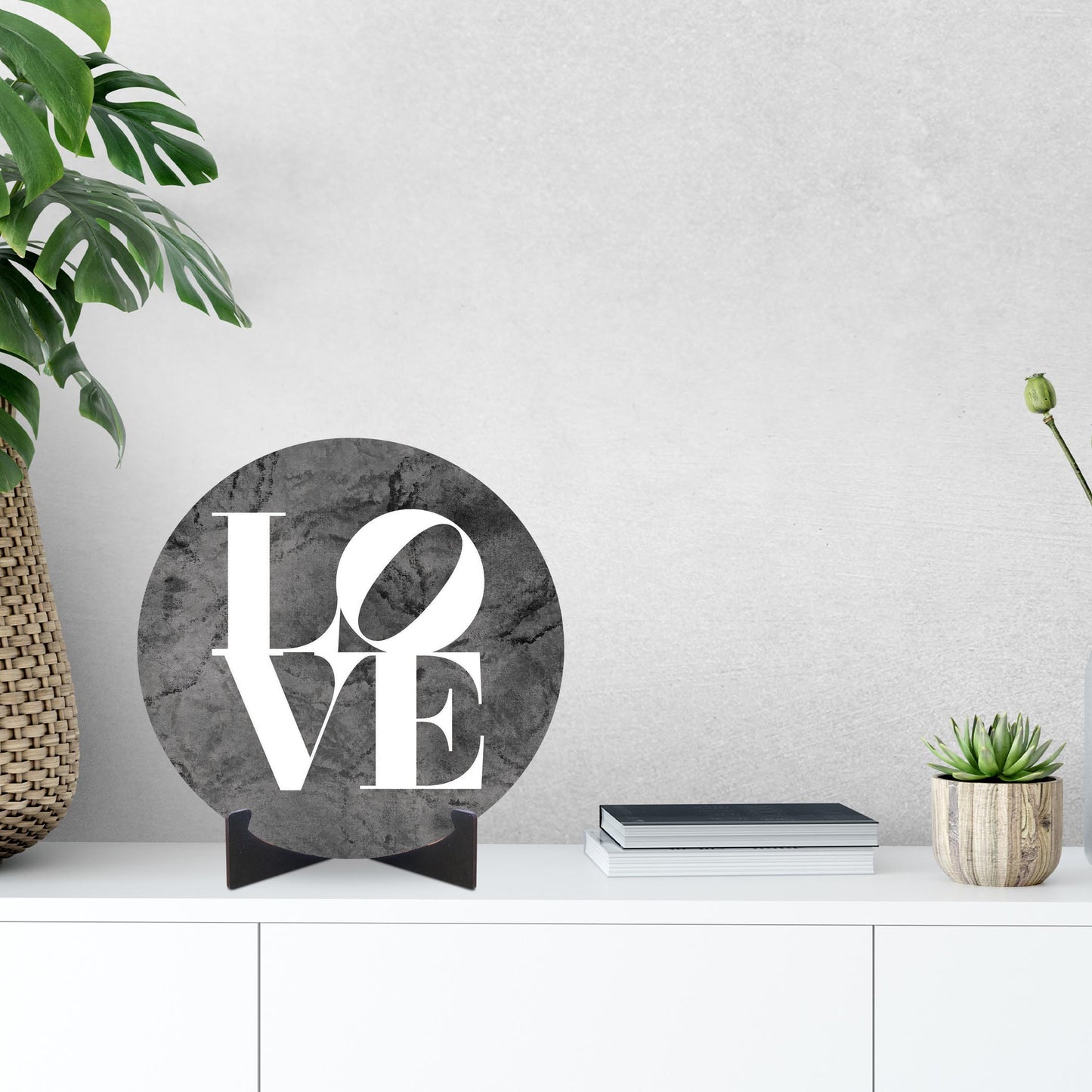 Minimalistic B&W Pennsylvania Love Dark | Wood Sign | Eaches | Min 1