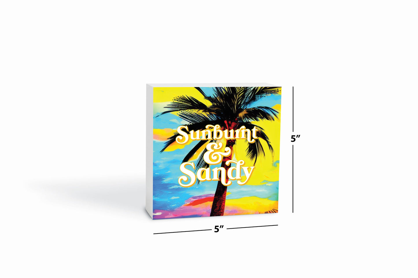 Sunburnt Sandy | Wood Block | Eaches | Min 4