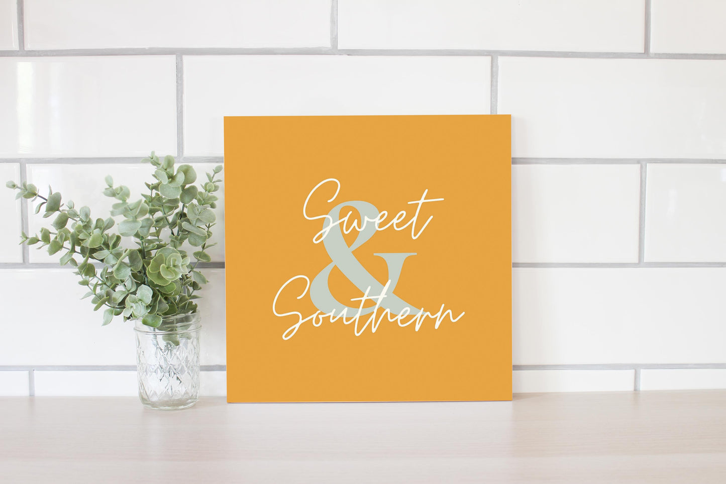 Modern Minimalist Oklahoma Sweet Southern | Wood Sign | Eaches | Min 2