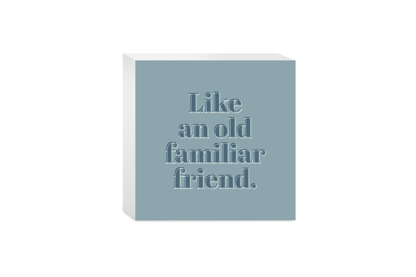 Modern Minimalist Arkansas Familiar Friend | Wood Block | Eaches | Min 4