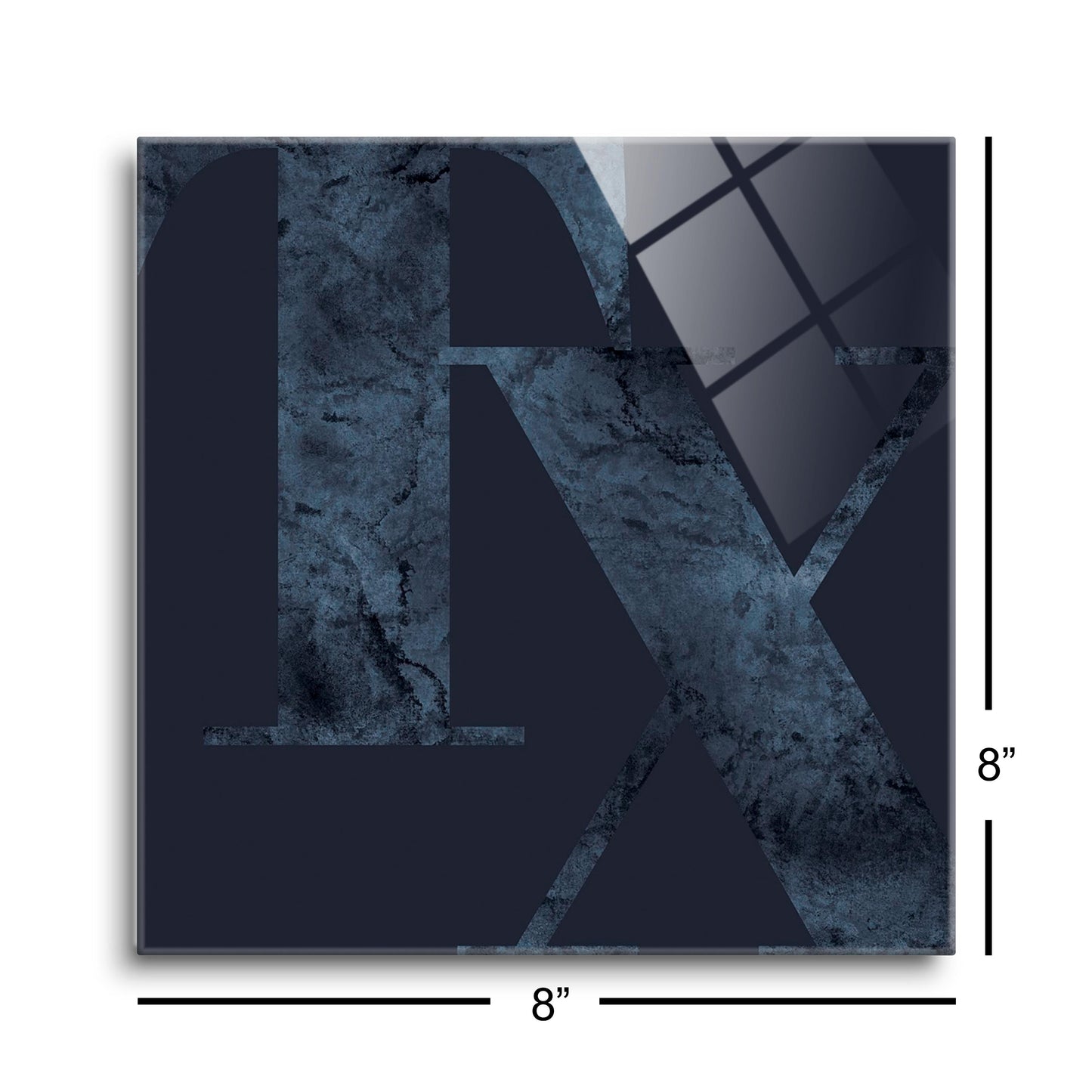 Modern Minimalist Texas Blue Tx | Hi-Def Glass Art | Eaches | Min 2
