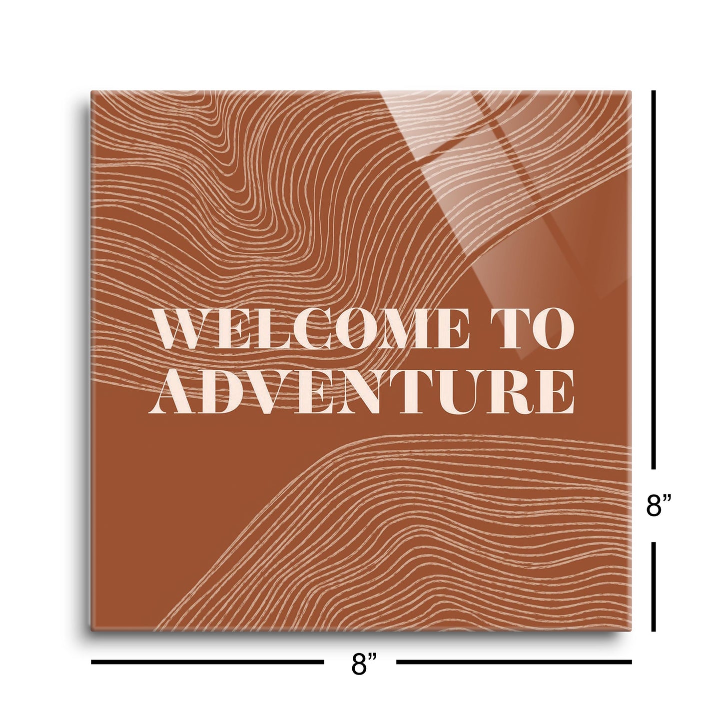 Modern Minimalist Pennsylvania Adventure Quip | Hi-Def Glass Art | Eaches | Min 2