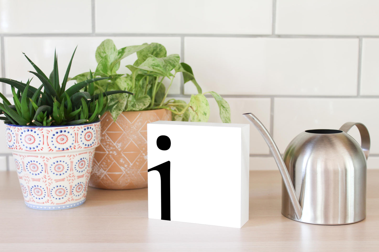 Minimal Monogram I | Wood Block | Eaches | Min 4
