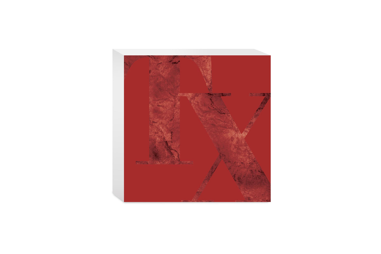 Modern Minimalist Texas Red Tx | Wood Block | Eaches | Min 4