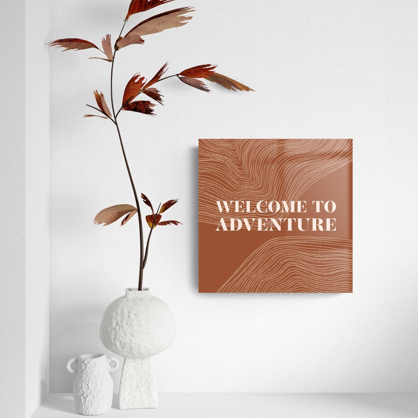 Modern Minimalist Pennsylvania Adventure Quip | Hi-Def Glass Art | Eaches | Min 2