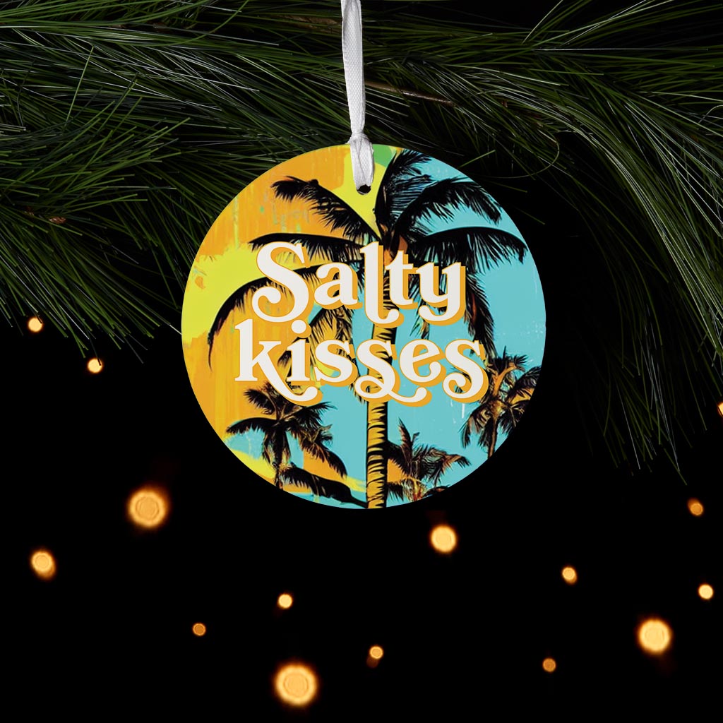 Salty Kisses Palm Trees| Wood Ornament | Eaches | Min 6