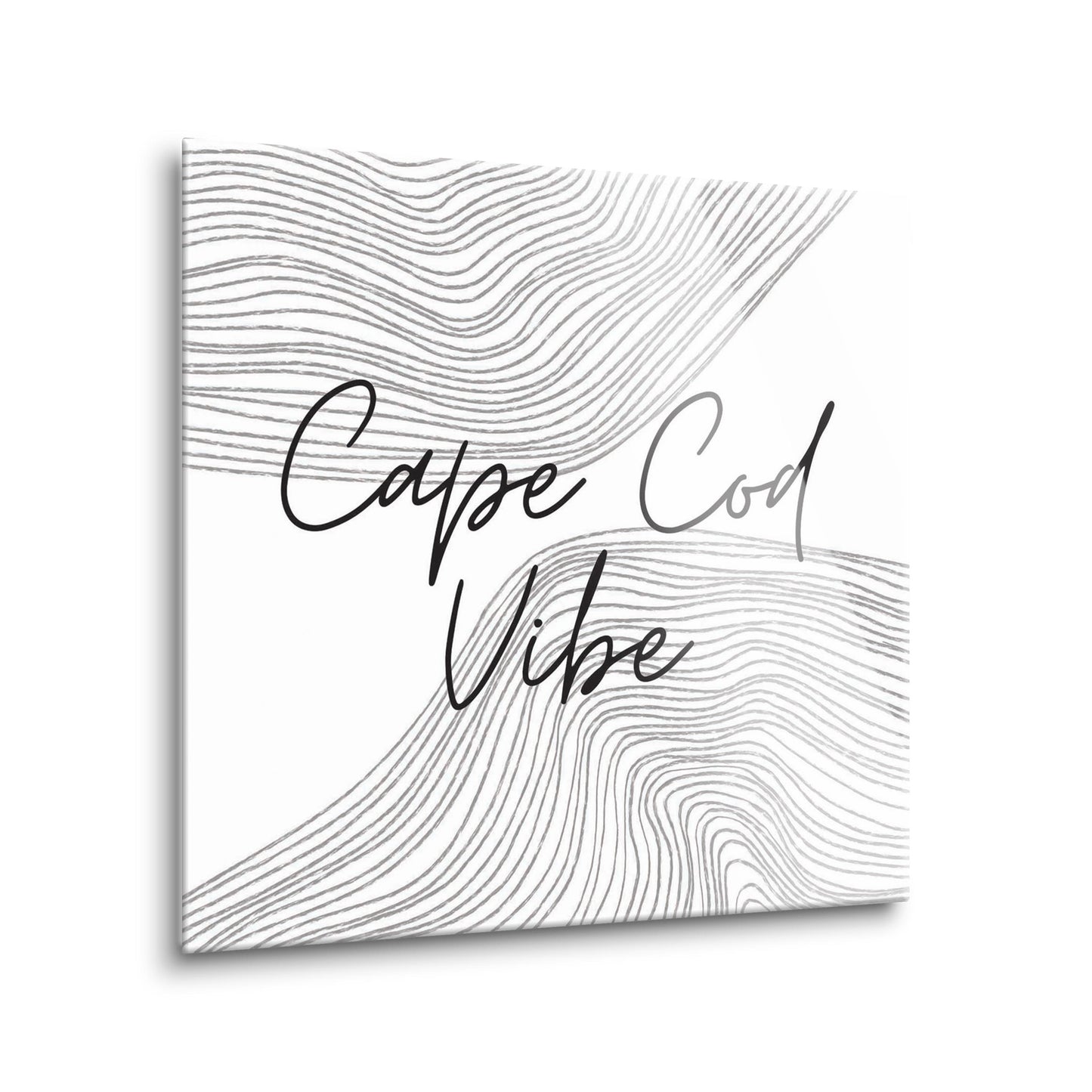 Minimalistic B&W Cape Cod Vibe | Hi-Def Glass Art | Eaches | Min 2