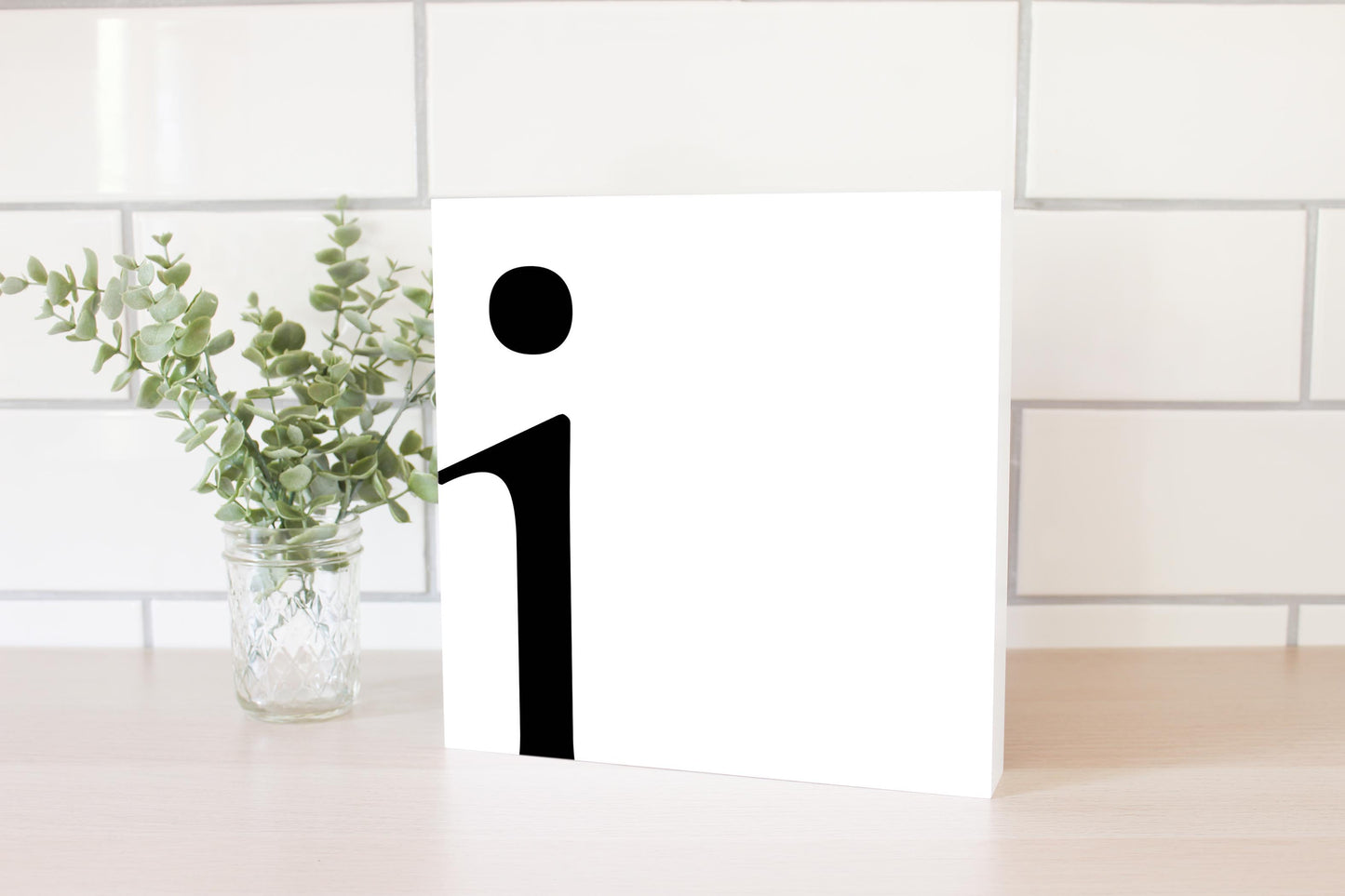 Minimal Monogram I | Wood Block | Eaches | Min 2