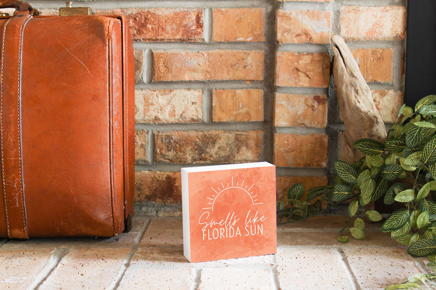 Smells Like Florida Sun Pink | Wood Block | Eaches | Min 4