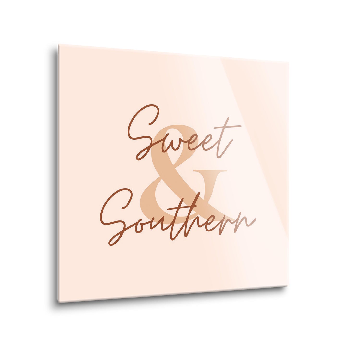 Modern Minimalist Texas Sweet Southern | Hi-Def Glass Art | Eaches | Min 2