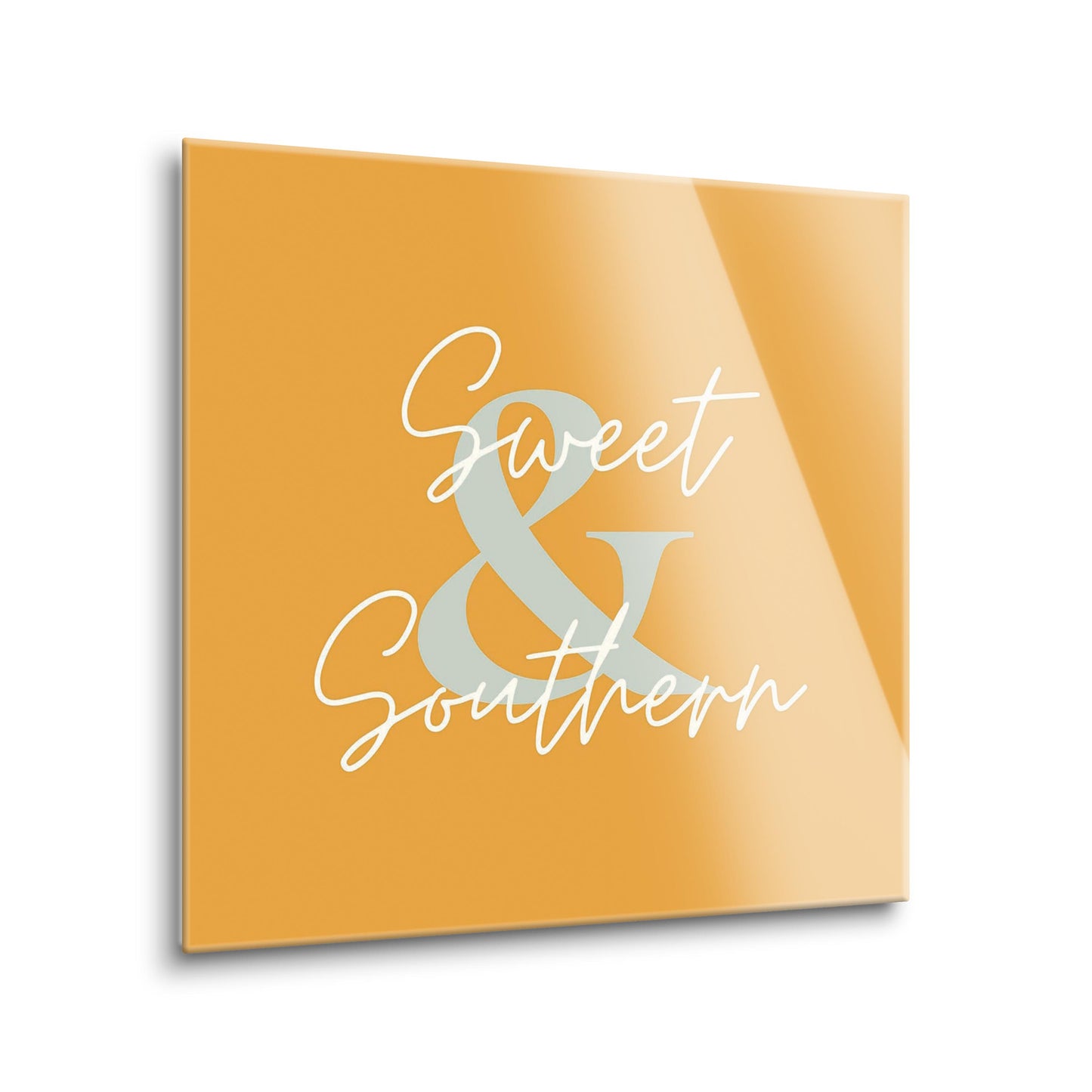 Modern Minimalist Oklahoma Sweet Southern | Hi-Def Glass Art | Eaches | Min 2
