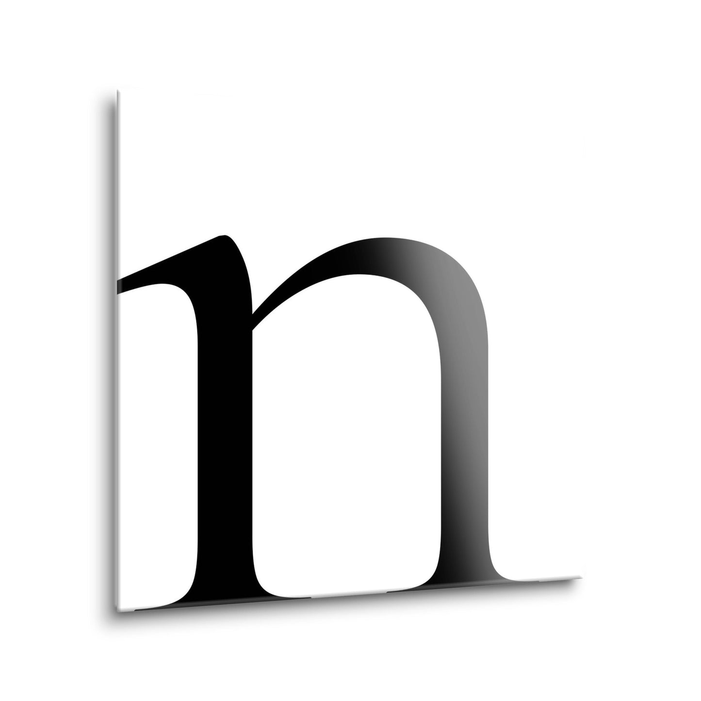 Minimal Monogram N | Hi-Def Glass Art | Eaches | Min 2