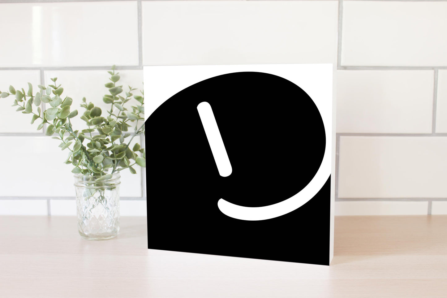 Fun Chunky Monogram E | Wood Block | Eaches | Min 2