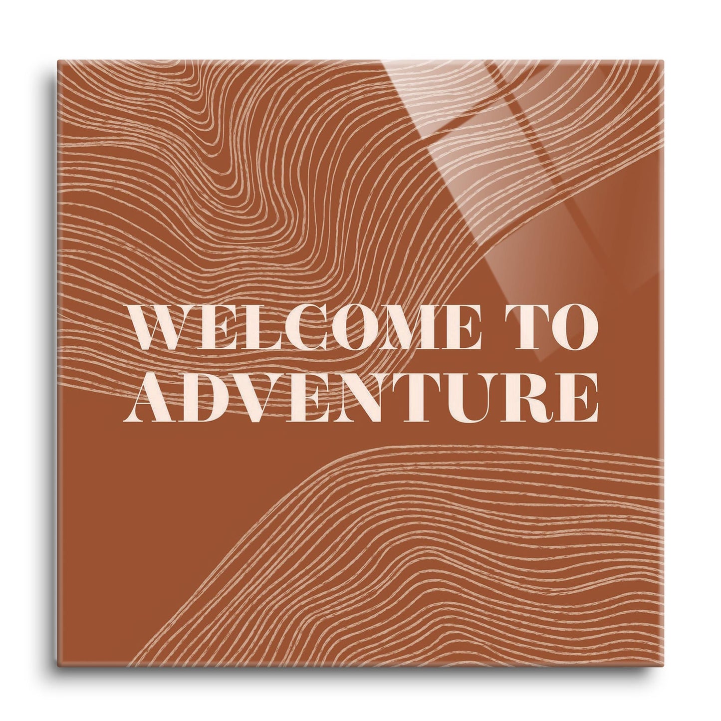 Modern Minimalist Pennsylvania Adventure Quip | Hi-Def Glass Art | Eaches | Min 1