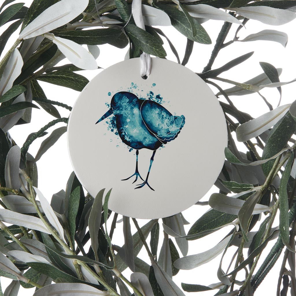 New England Water Color Sand Piper| Wood Ornament | Eaches | Min 6