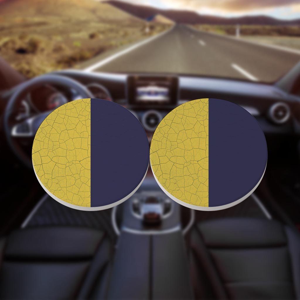 Nautical Flag Kilo| Absorbent Car Coasters | Set of 2 | Min 4