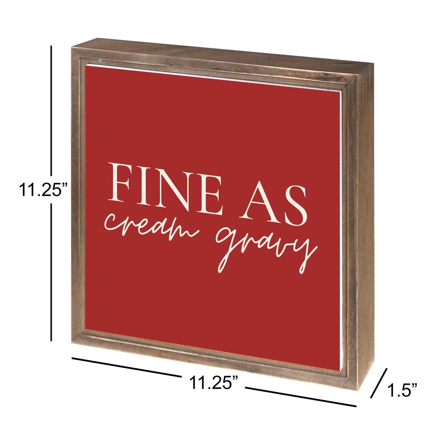 Modern Minimalist Texas Fine As Gravy | Wood Sign | Eaches | Min 1