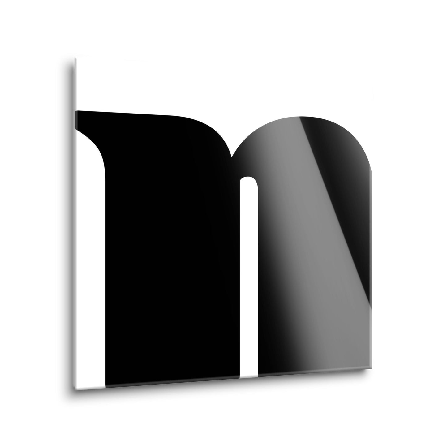 Fun Chunky Monogram N | Hi-Def Glass Art | Eaches | Min 2