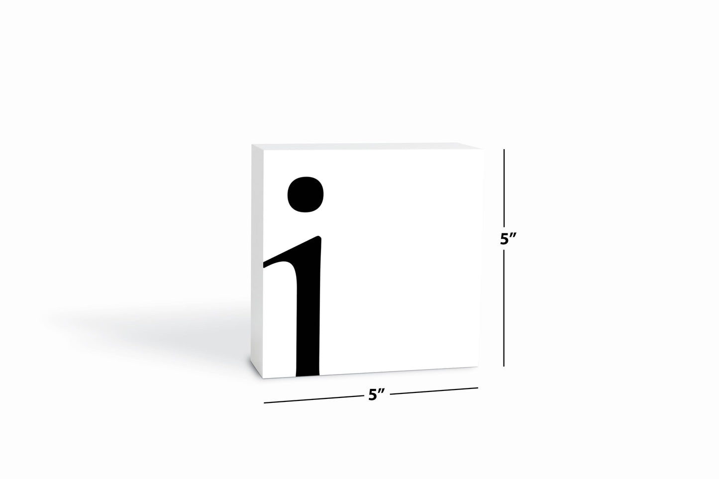 Minimal Monogram I | Wood Block | Eaches | Min 4