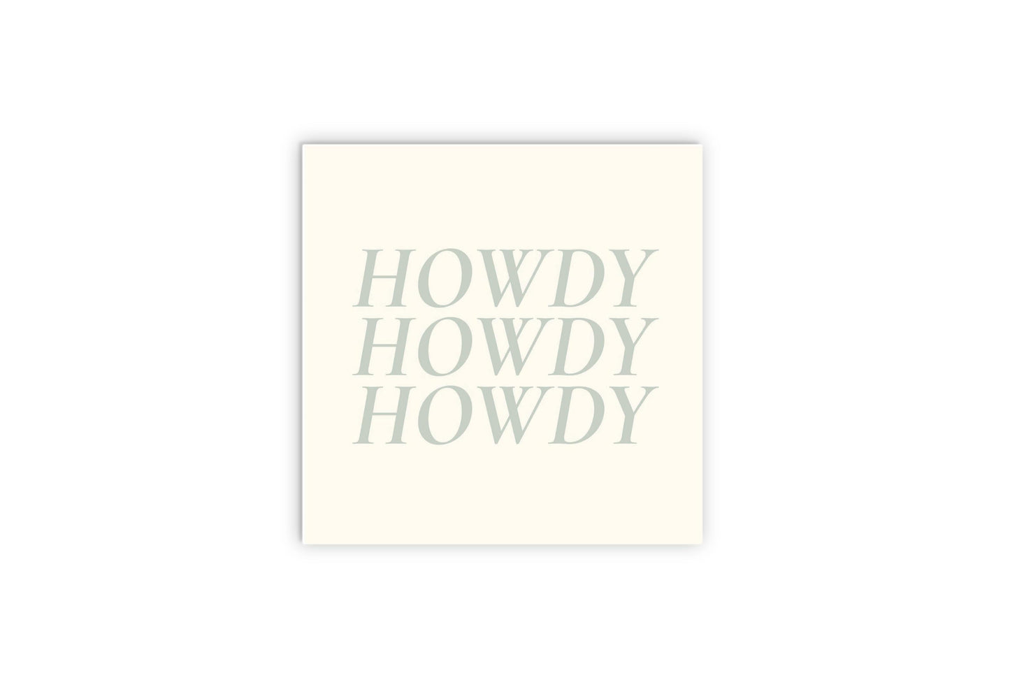 Modern Minimalist Oklahoma Howdy | Wood Sign | Eaches | Min 2