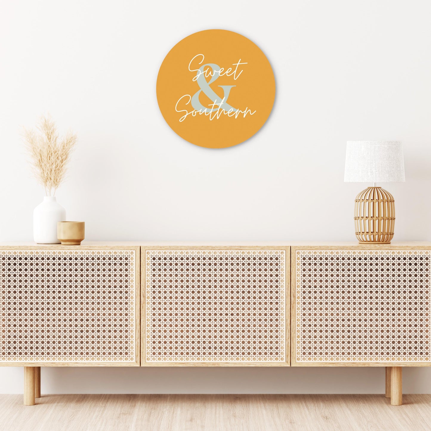 Modern Minimalist Oklahoma Sweet Southern | Wood Sign | Eaches | Min 1