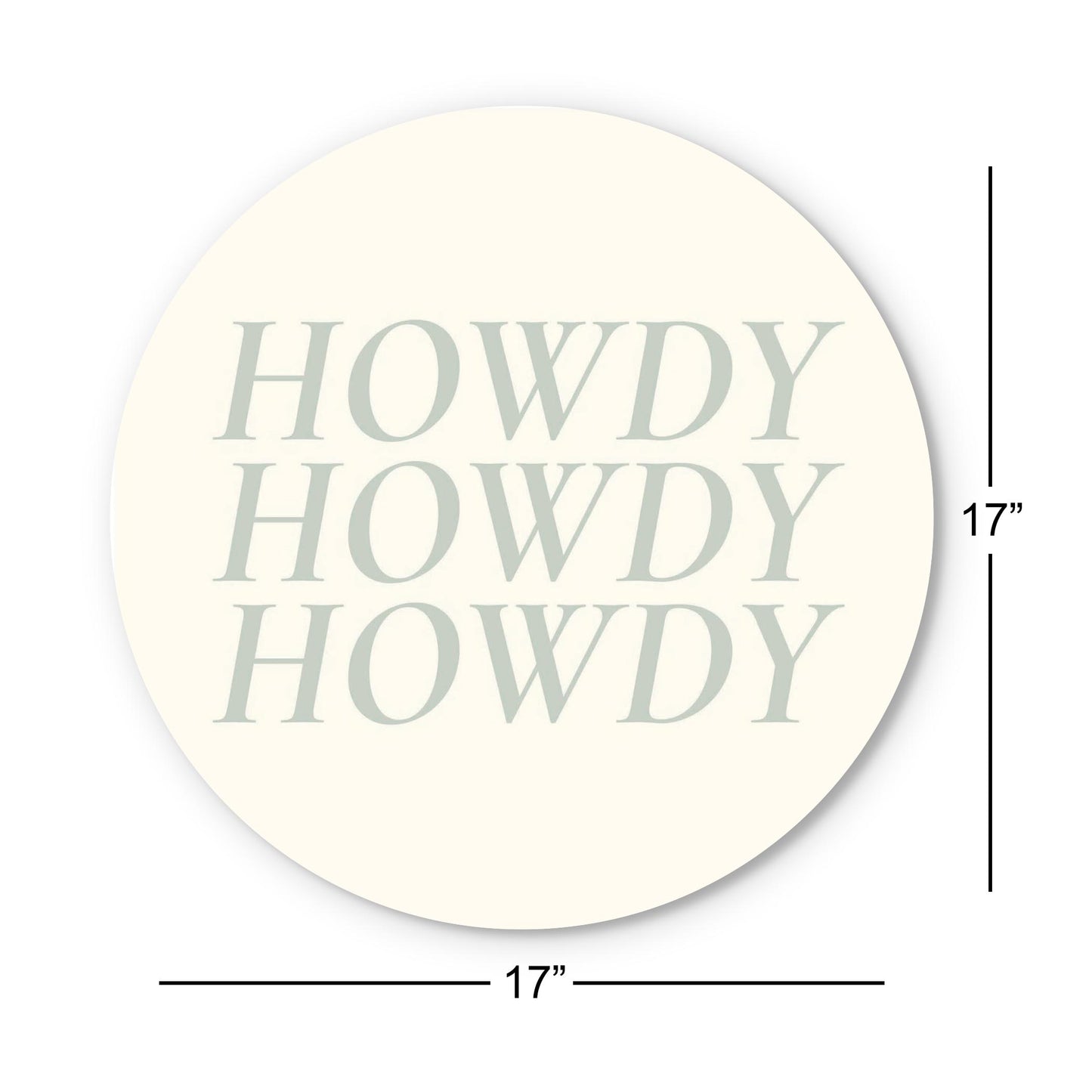 Modern Minimalist Oklahoma Howdy | Wood Sign | Eaches | Min 1