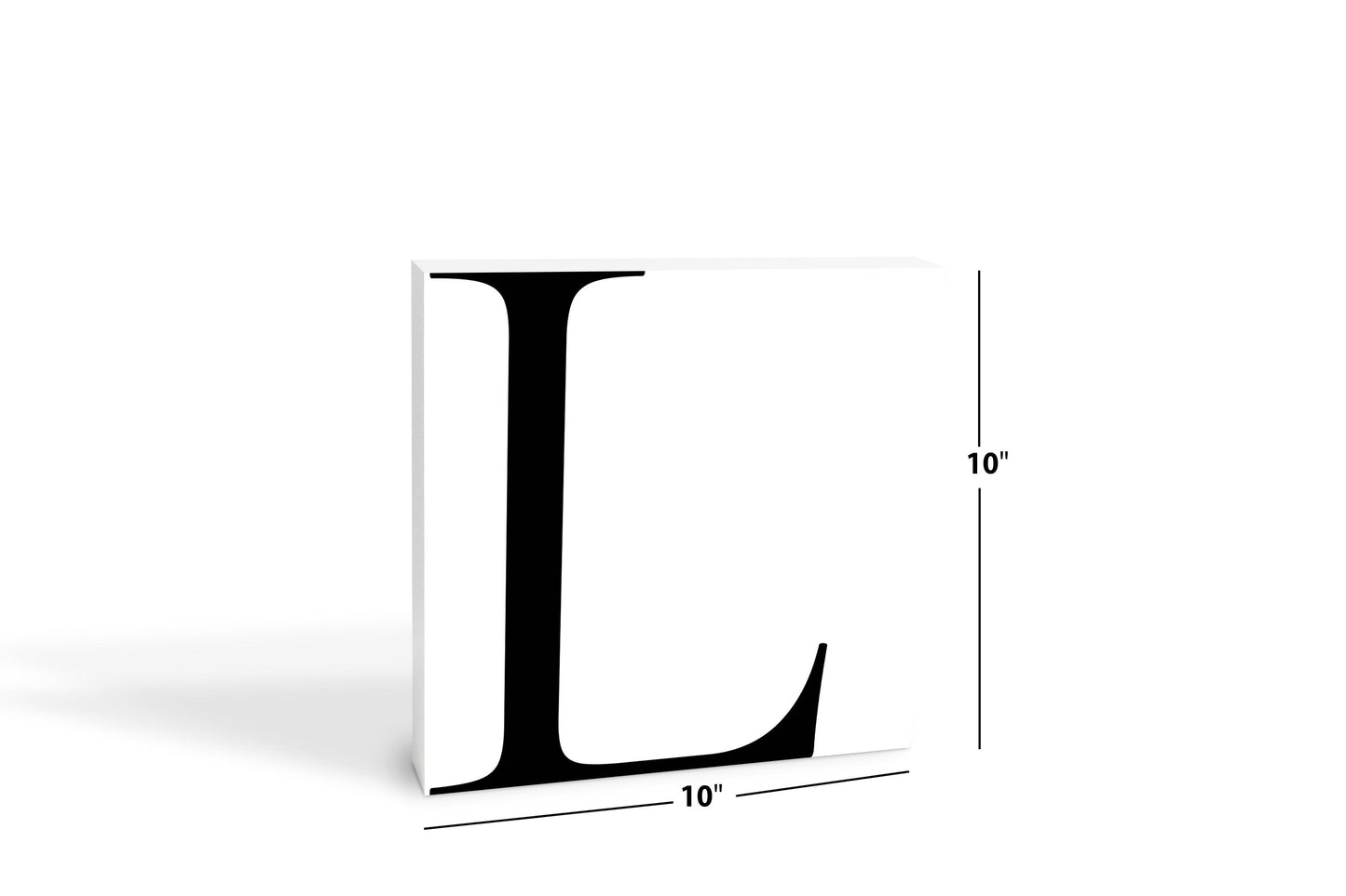 Minimal Monogram L | Wood Block | Eaches | Min 2