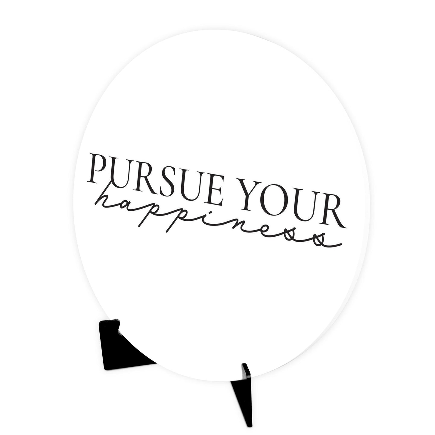 Minimalistic B&W Pennsylvania Happiness Quip | Wood Sign | Eaches | Min 1
