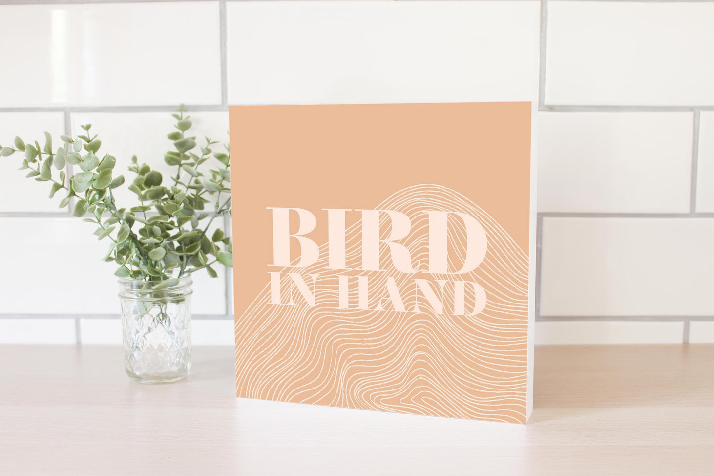Modern Minimalist Pennsylvania Bird Quip | Wood Block | Eaches | Min 2