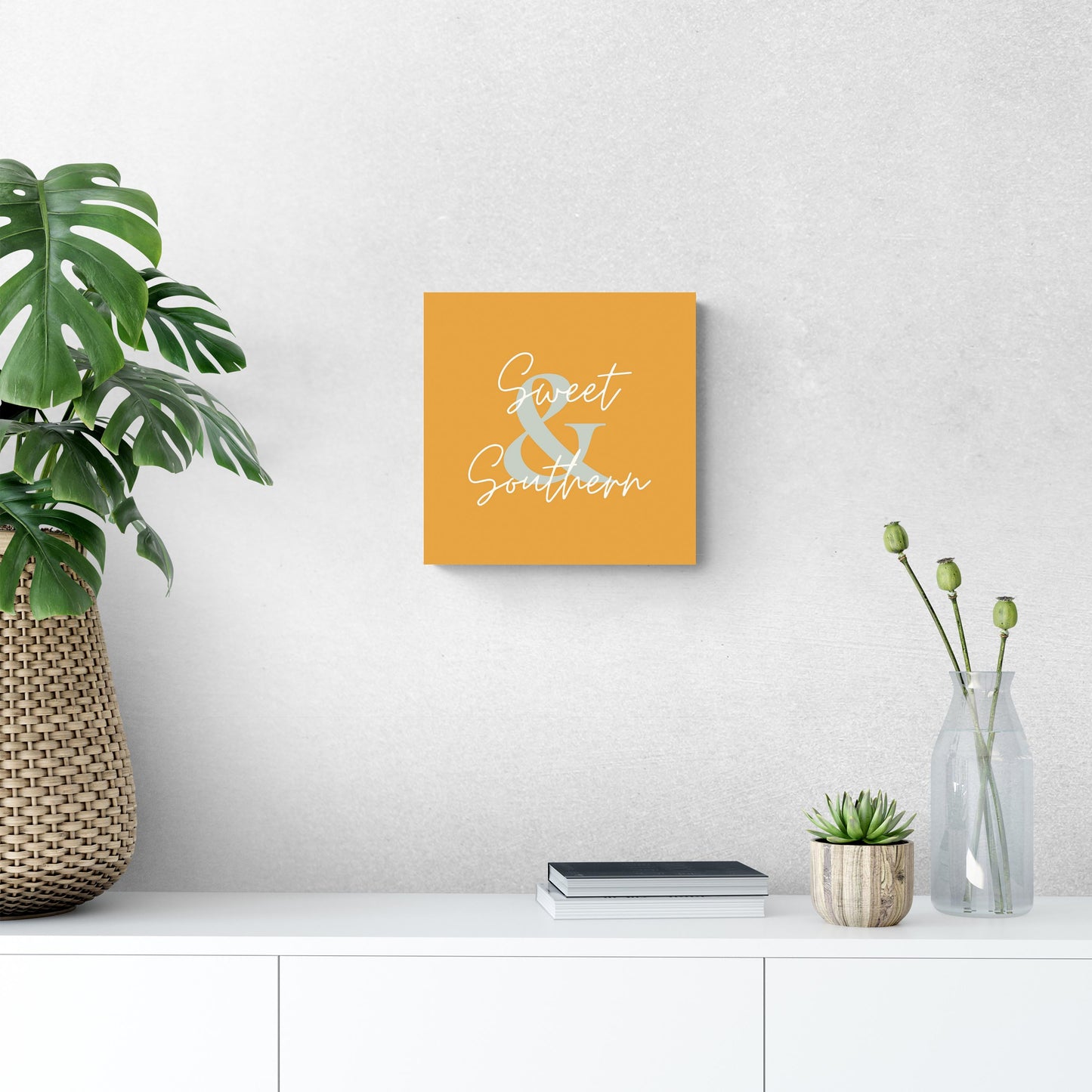 Modern Minimalist Oklahoma Sweet Southern | Wood Sign | Eaches | Min 2