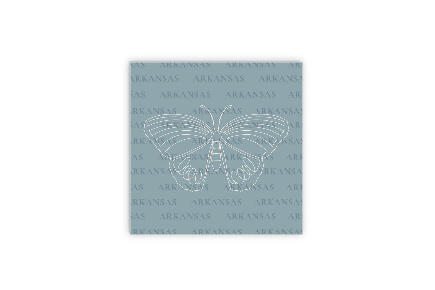 Modern Minimalist Arkansas Diana Fritillary Butterfly | Wood Sign | Eaches | Min 2