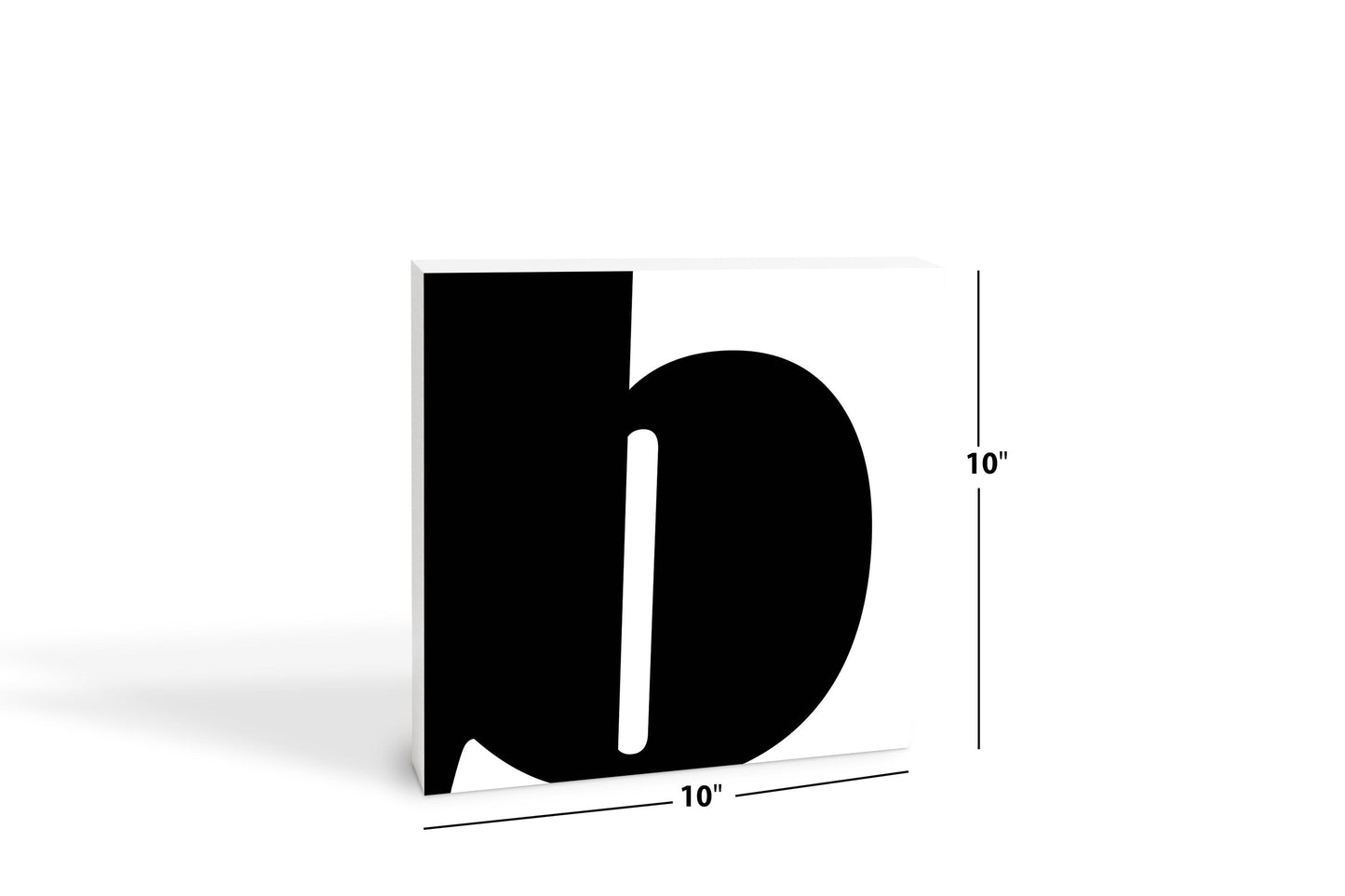 Fun Chunky Monogram B | Wood Block | Eaches | Min 2