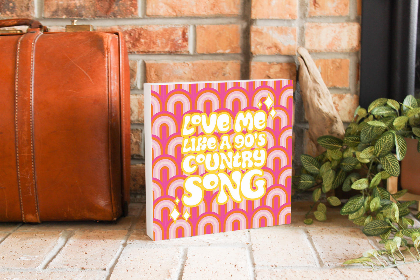 90S Country Song | Wood Block | Eaches | Min 2