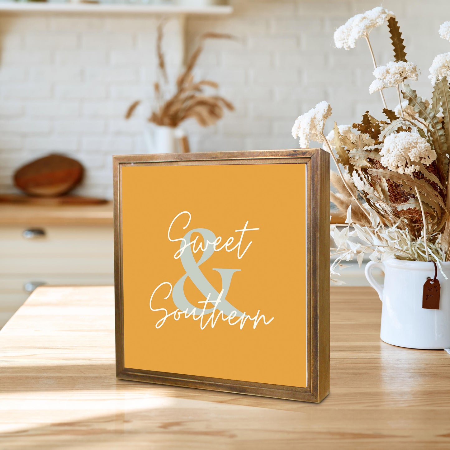 Modern Minimalist Oklahoma Sweet Southern | Wood Sign | Eaches | Min 1