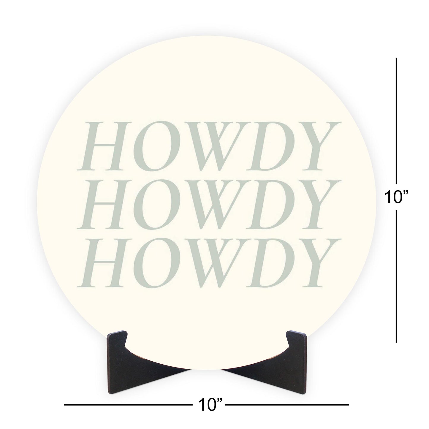 Modern Minimalist Oklahoma Howdy | Wood Sign | Eaches | Min 1