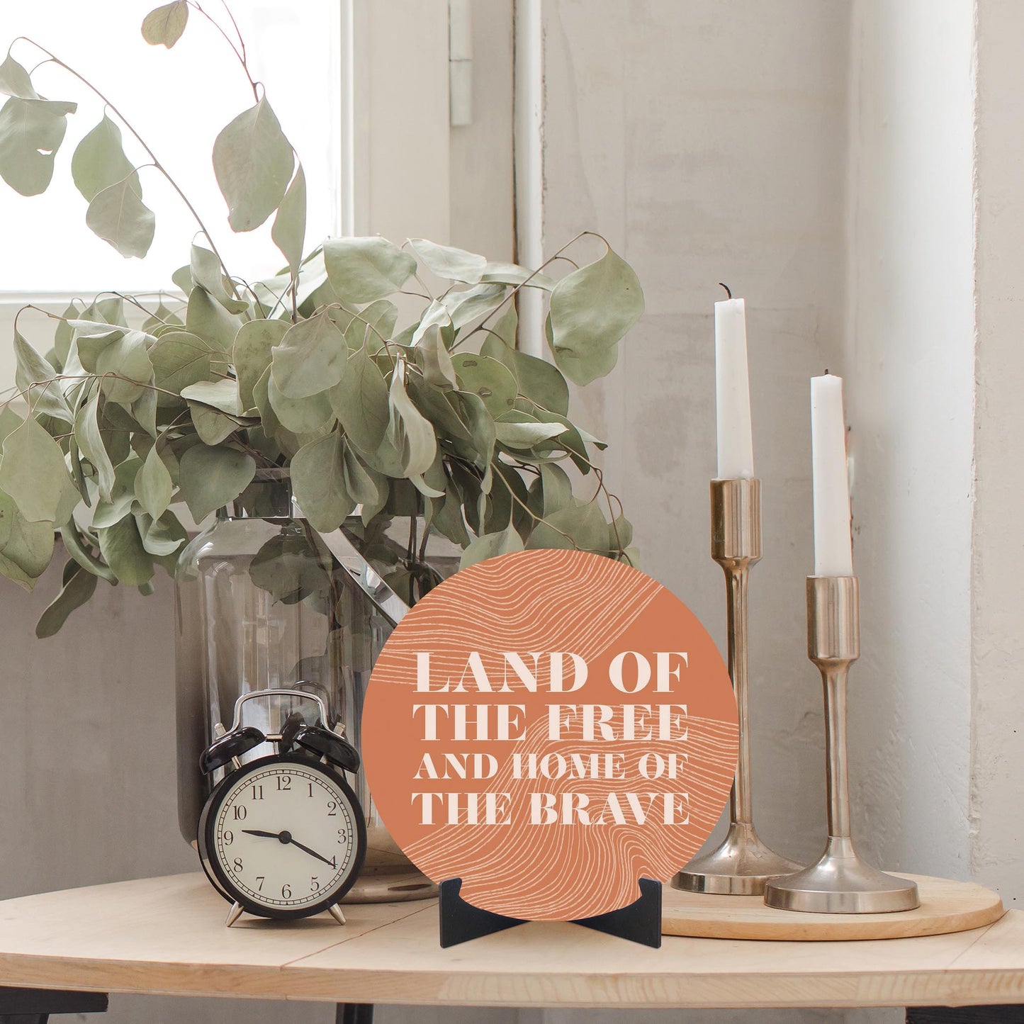 Modern Minimalist New York Free Brave | Wood Sign | Eaches | Min 1