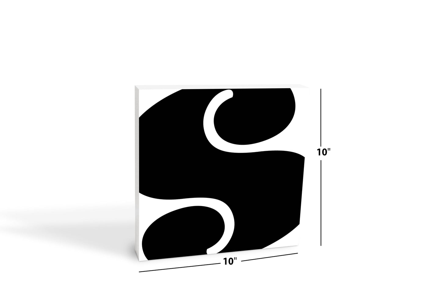 Fun Chunky Monogram S | Wood Block | Eaches | Min 2