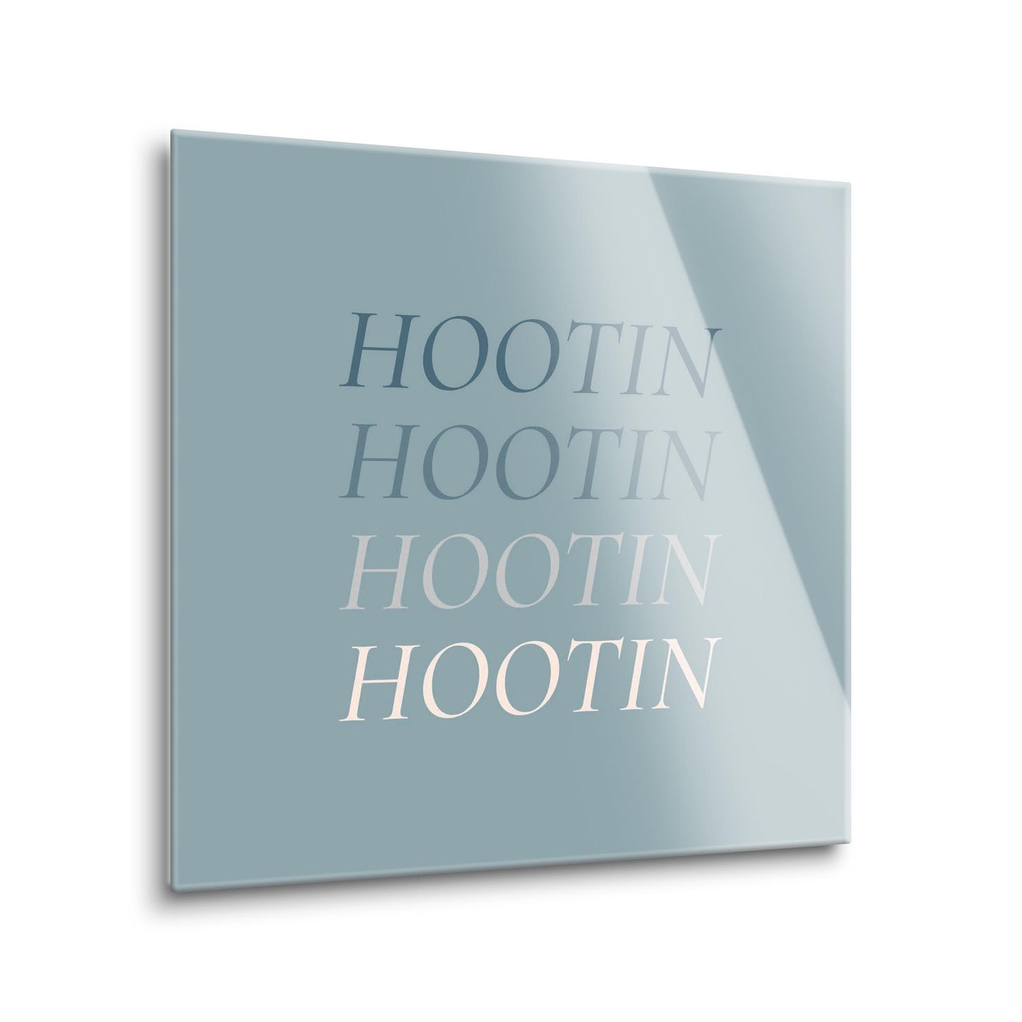 Modern Minimalist Arkansas Hootin | Hi-Def Glass Art | Eaches | Min 1