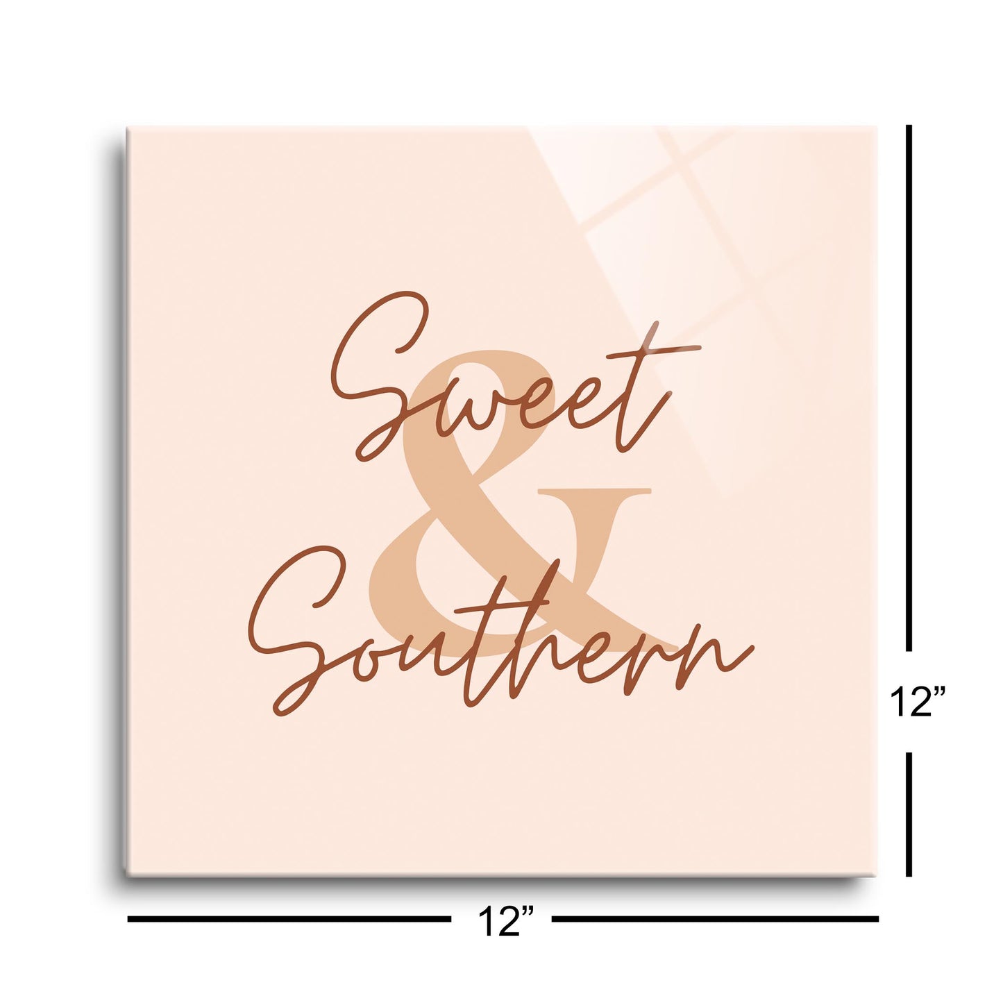 Modern Minimalist Texas Sweet Southern | Hi-Def Glass Art | Eaches | Min 1