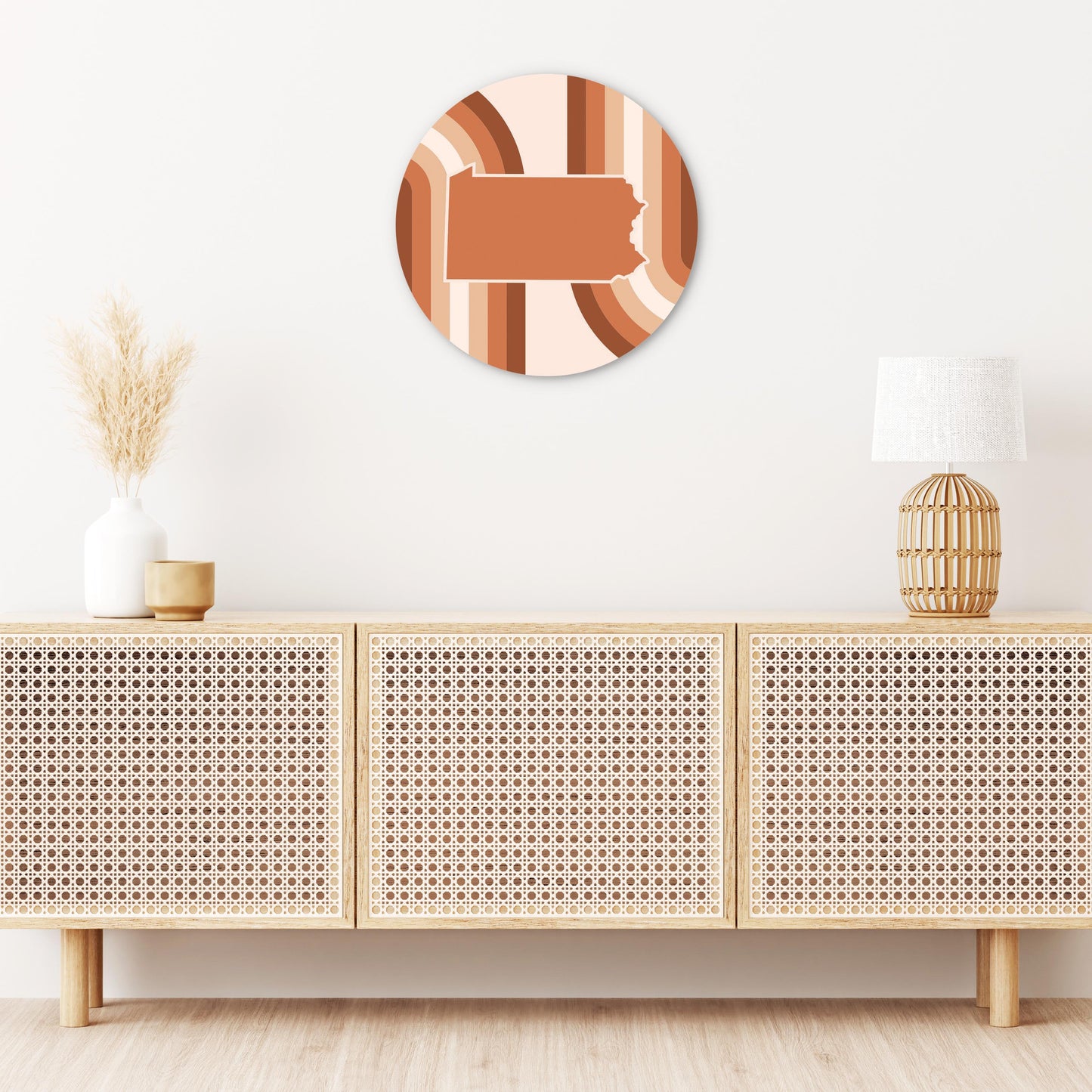 Modern Minimalist Pennsylvania State | Wood Sign | Eaches | Min 1