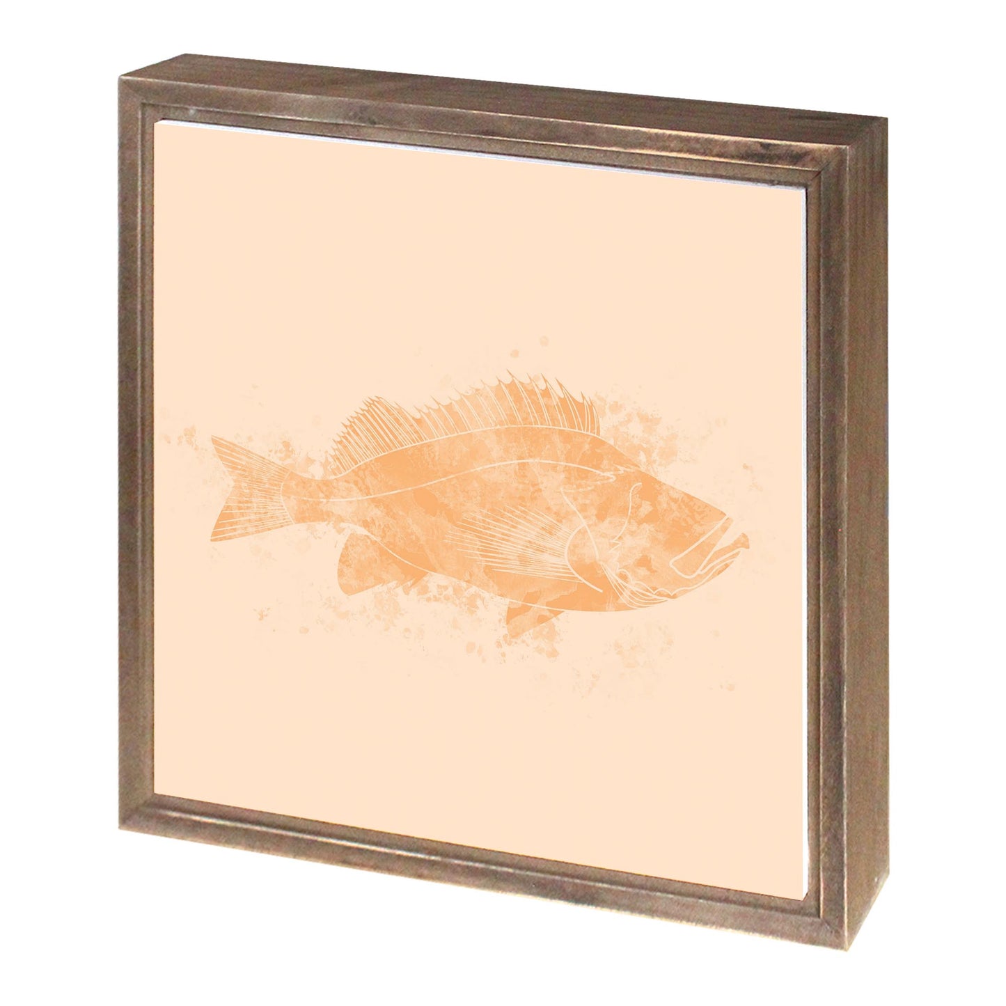Louisiana Colorful Water Color Red Fish | Wood Sign | Eaches | Min 1