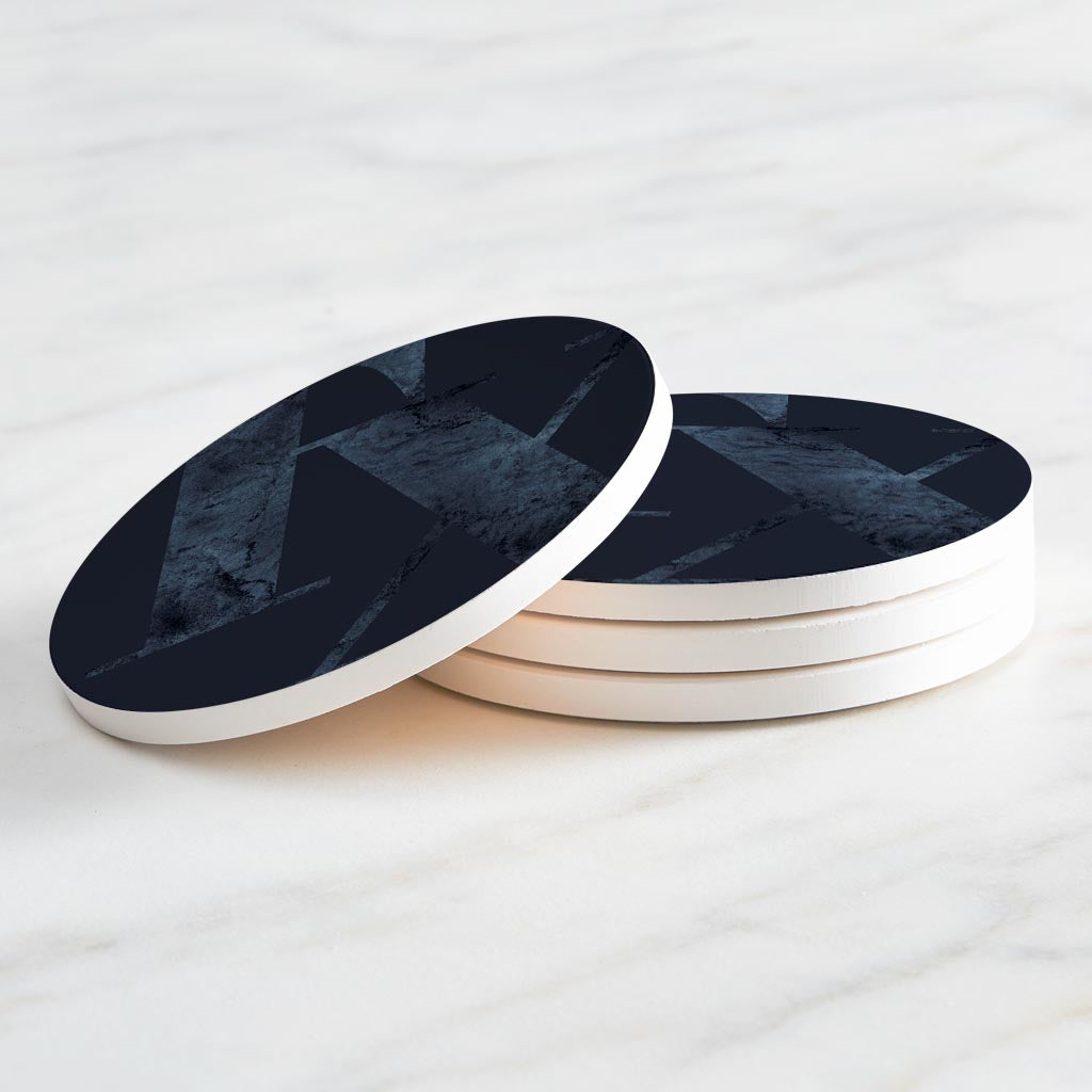 Modern Minimalist Texas Blue Tx | Absorbent Coasters | Set of 4 | Min 2