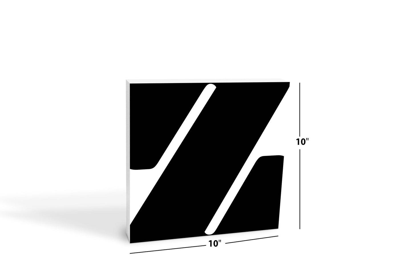 Fun Chunky Monogram Z | Wood Block | Eaches | Min 2