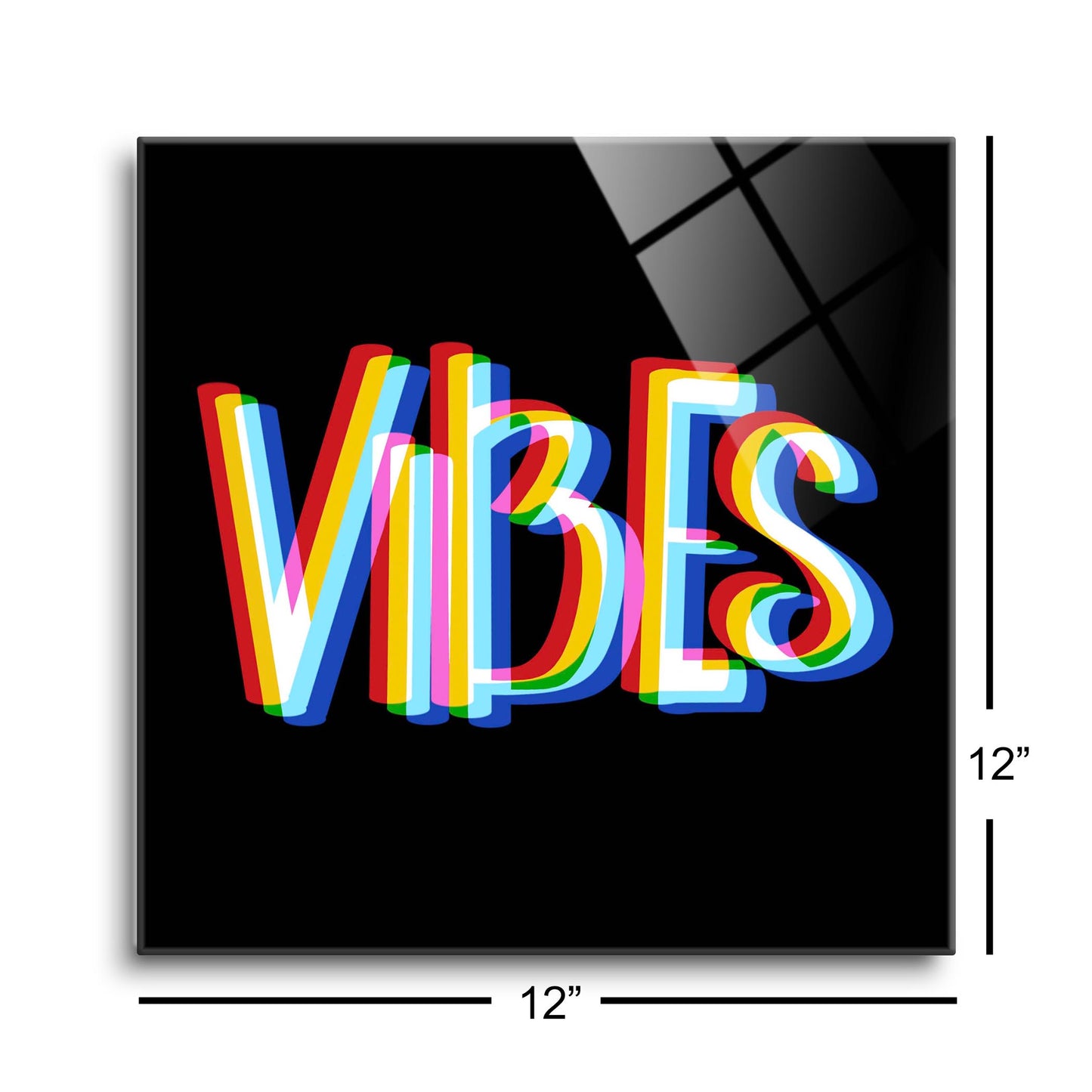 Funky Vibes Illusion In Black | Hi-Def Glass Art | Eaches | Min 1