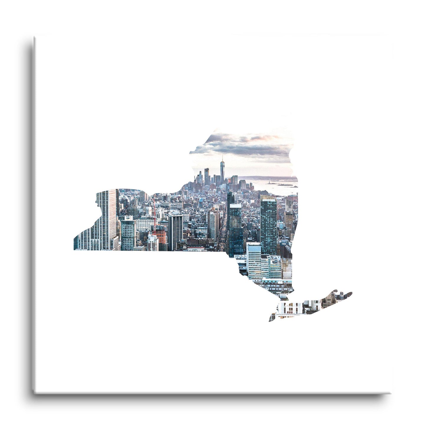 New York State Shape Picture | Hi-Def Glass Art | Eaches | Min 1