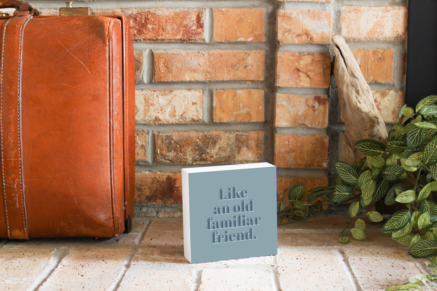Modern Minimalist Arkansas Familiar Friend | Wood Block | Eaches | Min 4